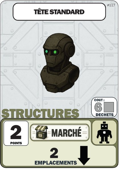 Carte Structure standard : Tête standard